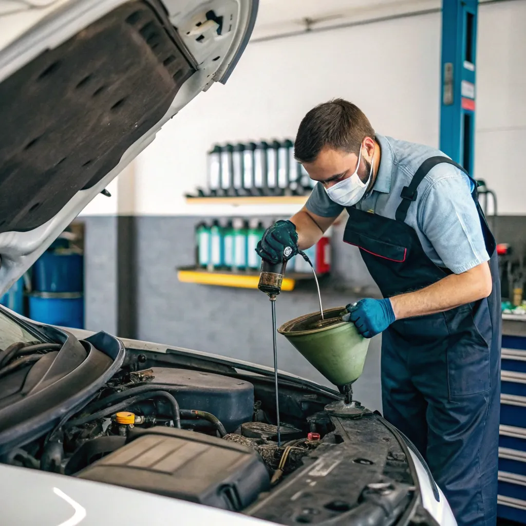 Oil change service